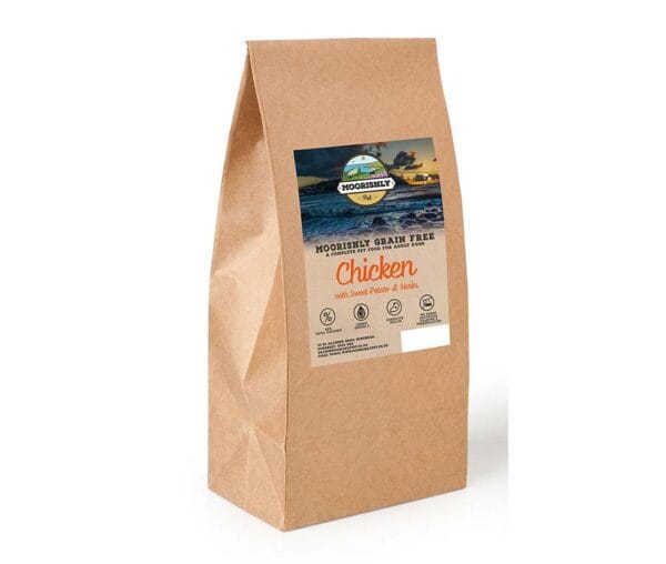 Moorishly Grain Free Adult Dog Food Chicken with Sweet Potato and Herbs